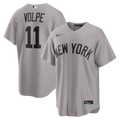 Anthony Volpe New York Yankees Road Replica Jersey - Gray