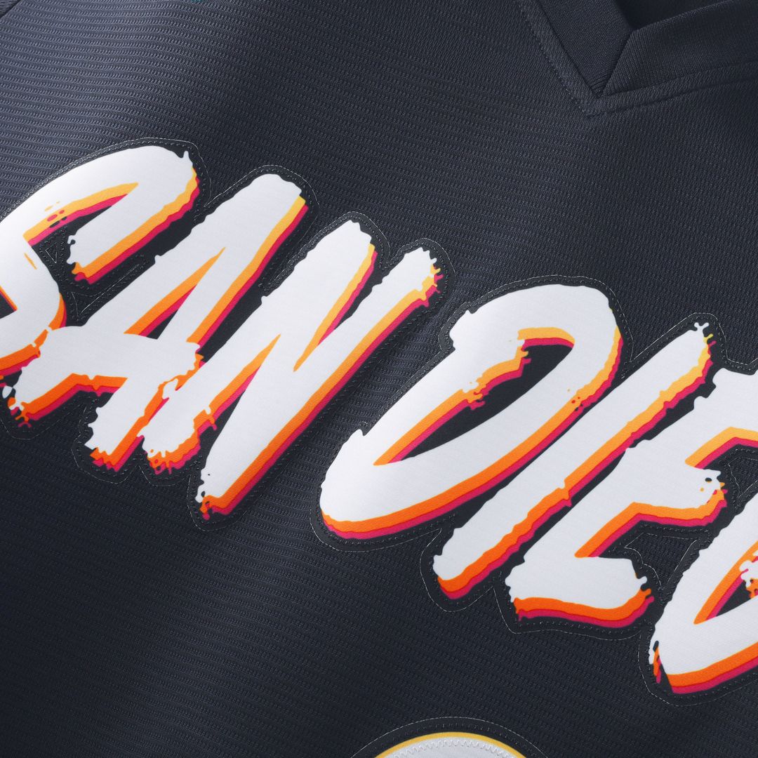 Jackson Merrill San Diego Padres 2026 City Connect Stadium Jersey - Obsidian