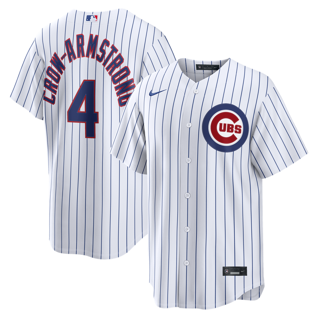 Pete Crow - Armstrong Chicago Cubs Home Replica Jersey - White