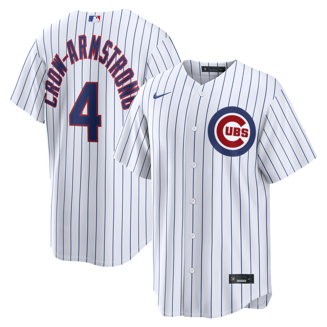 Pete Crow - Armstrong Chicago Cubs Home Replica Jersey - White
