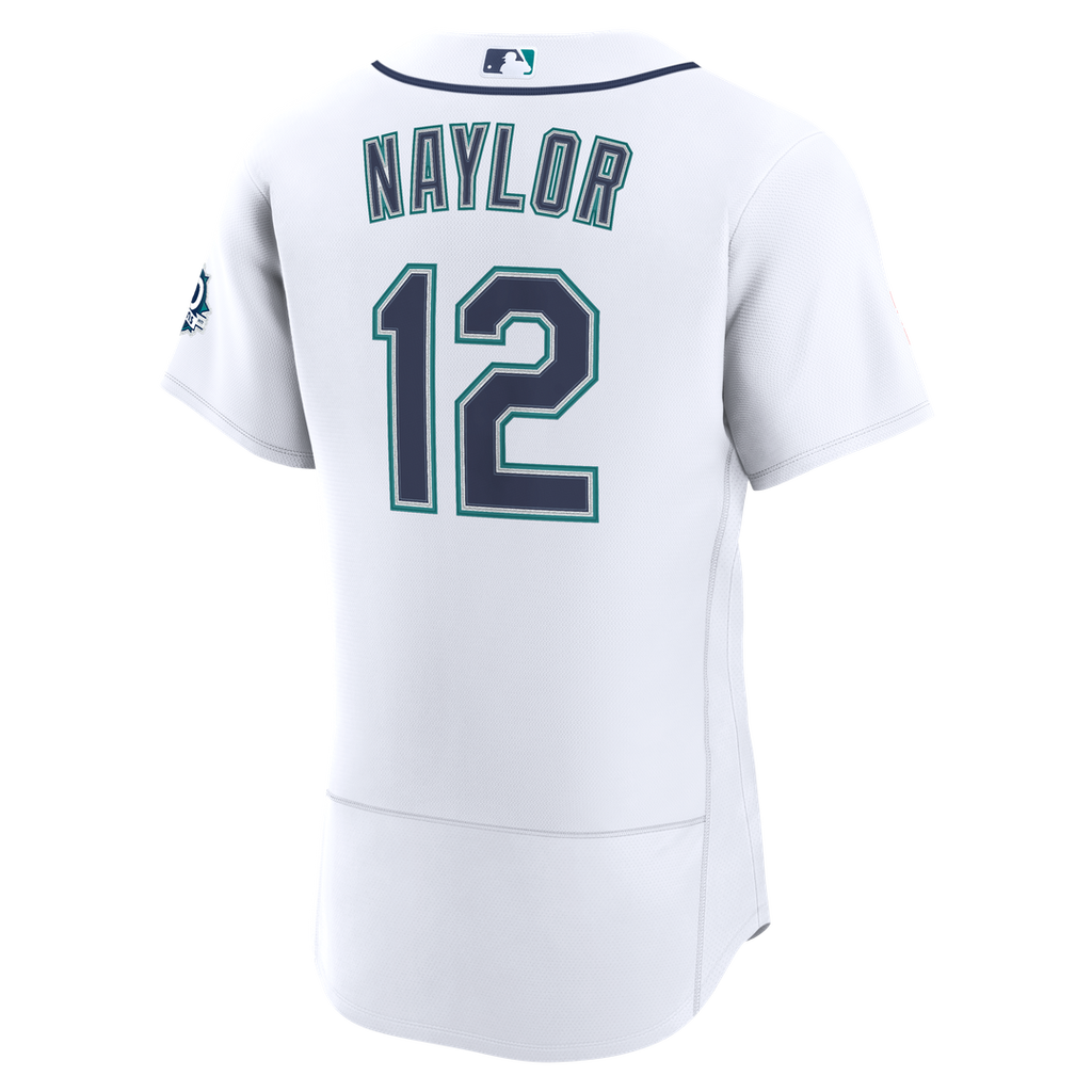 Josh Naylor Seattle Mariners Home 50th Season Authentic Jersey - White