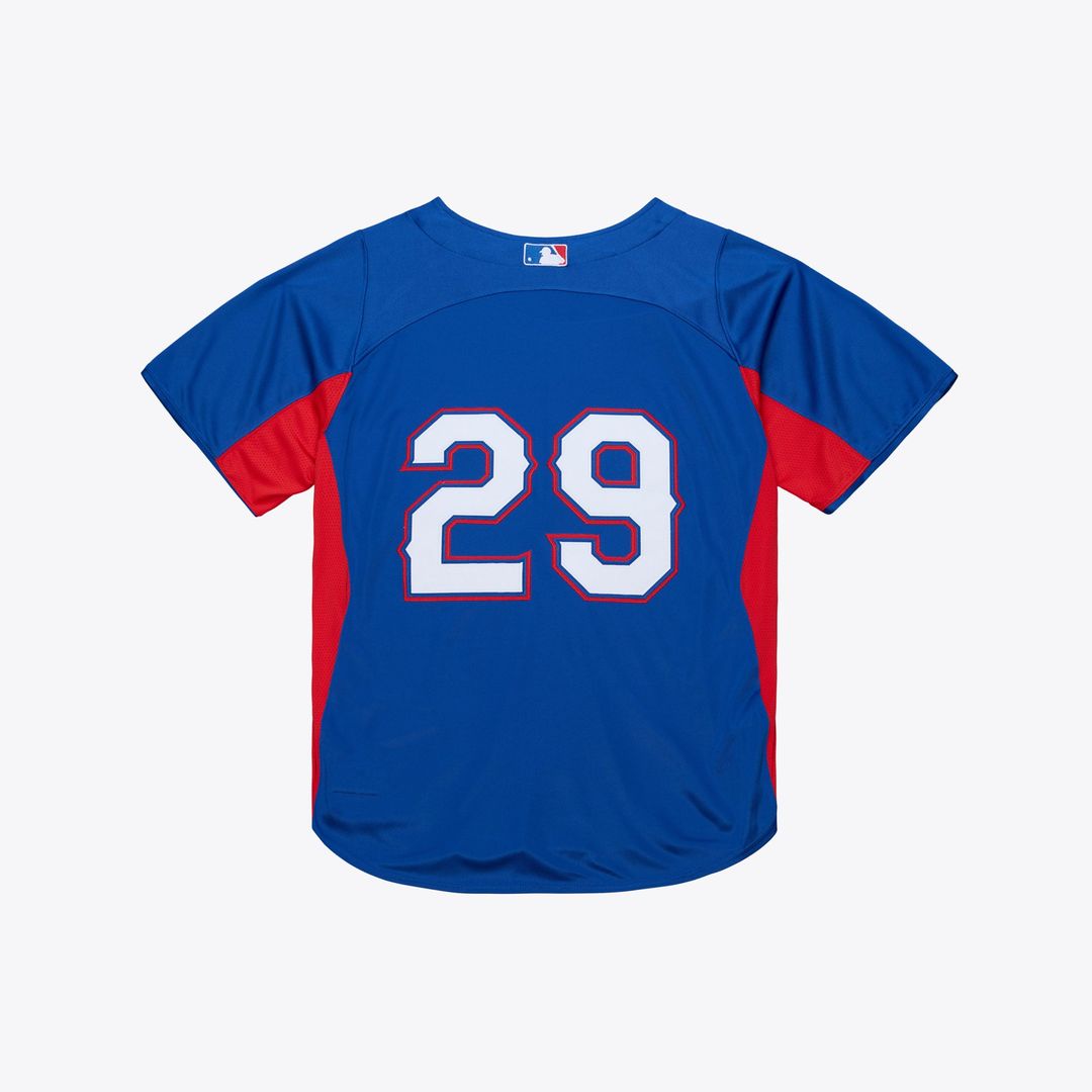 Adrian Beltre Texas Rangers Cooperstown Mesh Batting Practice Button - Up Jersey - Royal