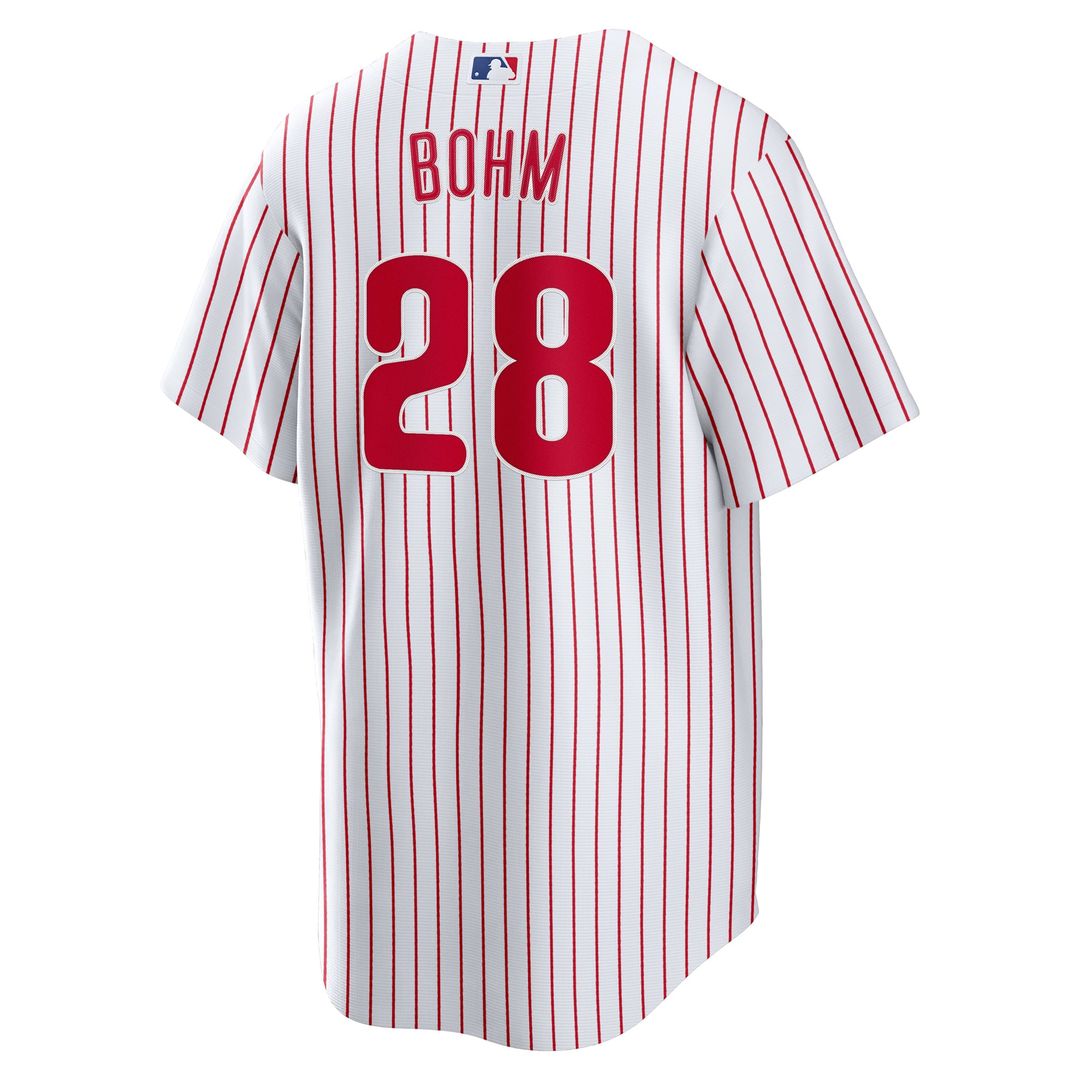 Alec Bohm Philadelphia Phillies Home Replica Jersey - White