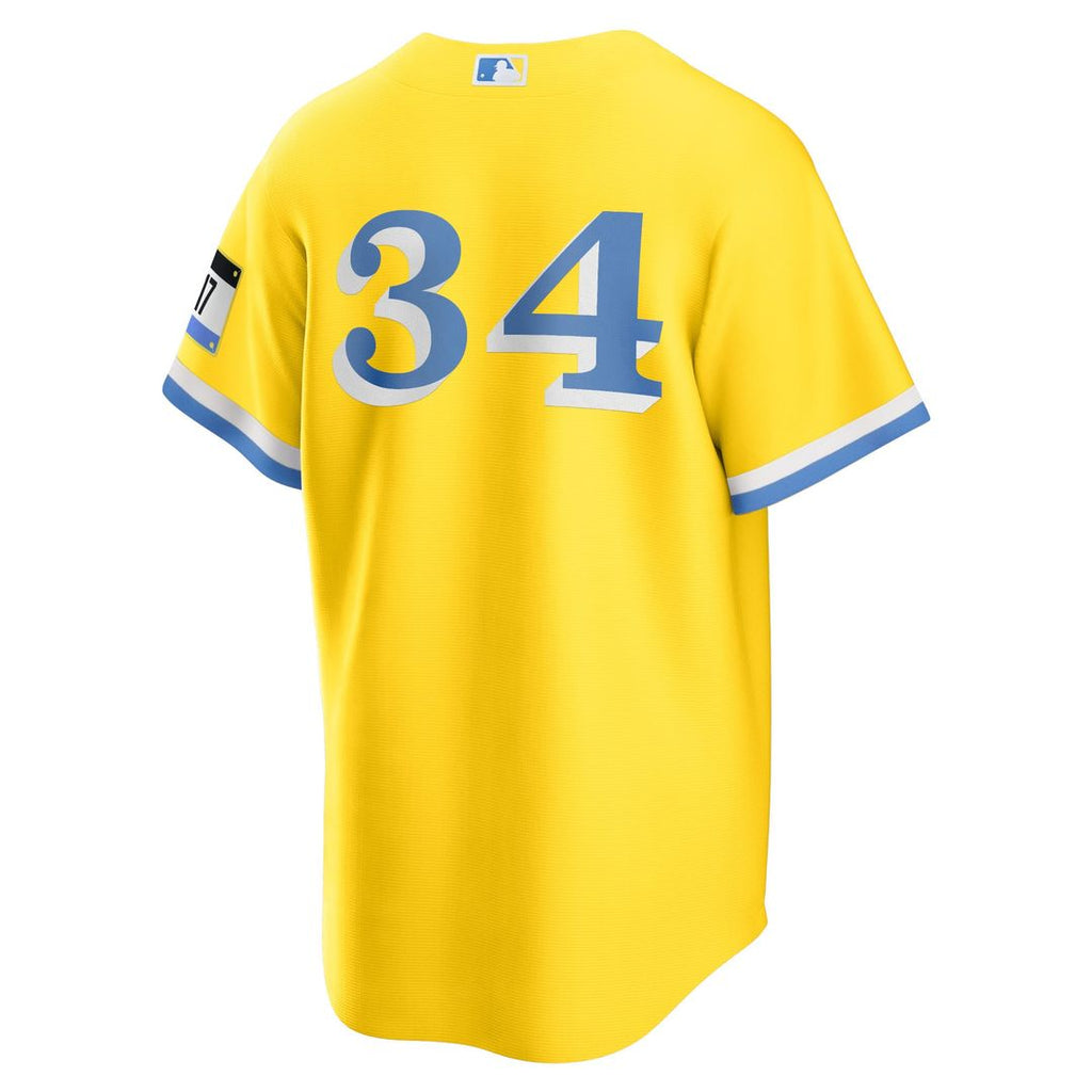 David Ortiz Boston Red Sox Retired Player City Connect Replica Jersey - Gold