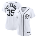 Justin Verlander Detroit Tigers Women's Home Replica Jersey - White