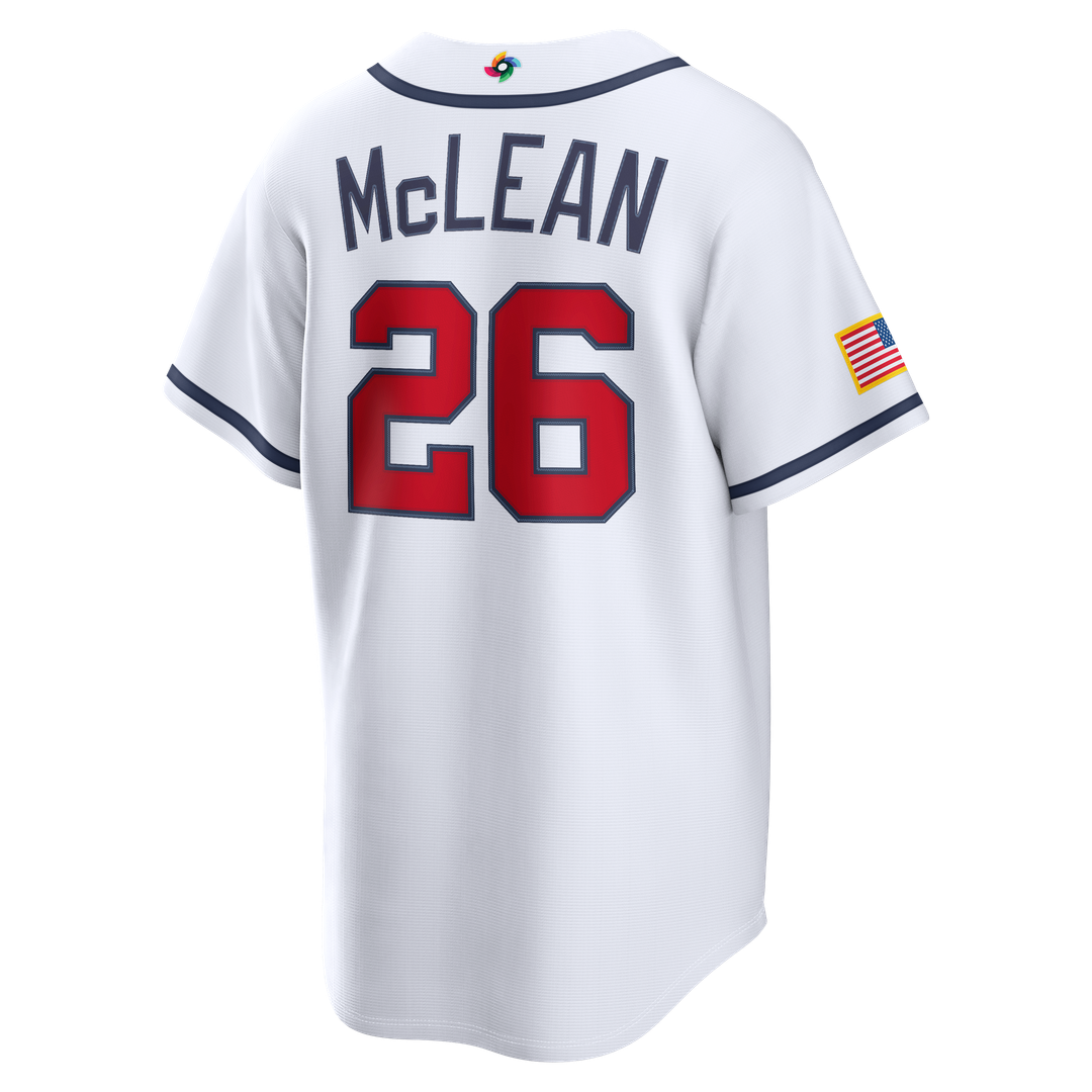 Nolan McLean USA Baseball 2026 World Baseball Classic Home Stadium Jersey - White