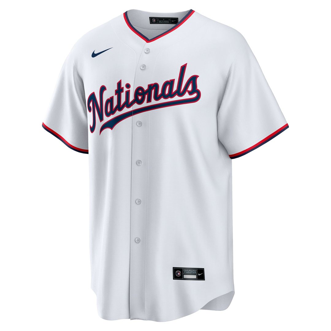 CJ Abrams Washington Nationals Youth Home Replica Player Jersey - White