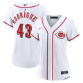 Héctor Rodríguez Cincinnati Reds Women's Home Replica Jersey - White