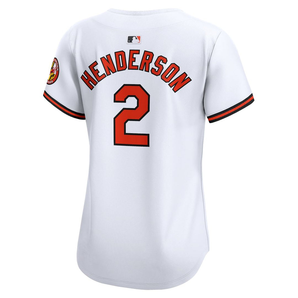 Gunnar Henderson Baltimore Orioles Women's Home Limited Player Jersey - White