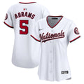 CJ Abrams Washington Nationals Women's Home Limited Player Jersey - White