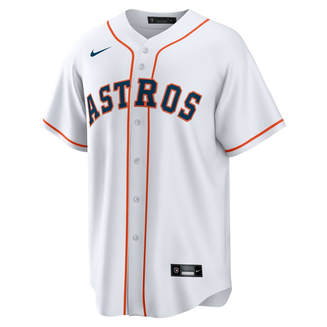 Yainer Diaz Houston Astros Home Replica Jersey - White