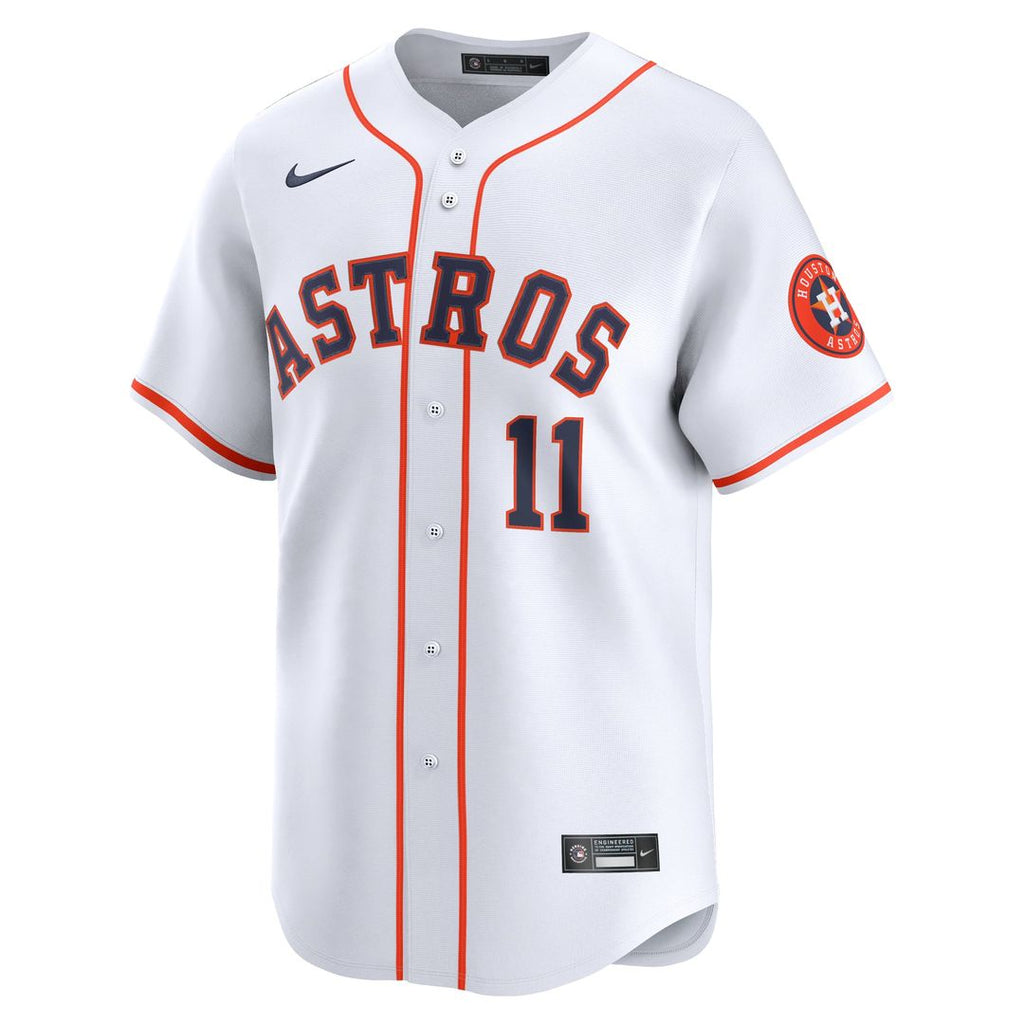 Cam Smith #11 Houston Astros Home Limited Player Jersey - White