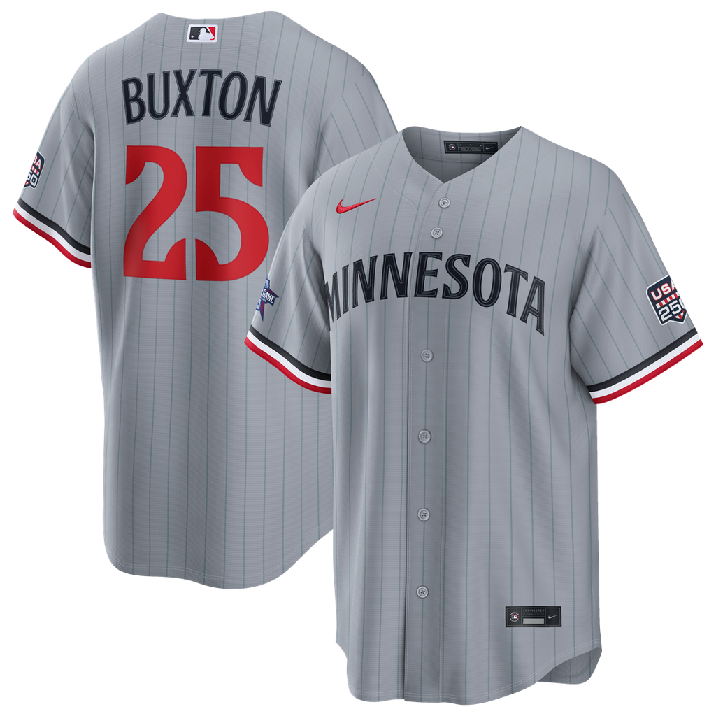 2026 All - Star Game Minnesota Twins Byron Buxton Gray Replica Jersey