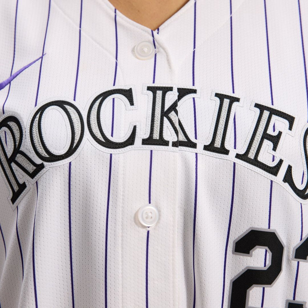 Kris Bryant Colorado Rockies Women's Home Limited Player Jersey - White