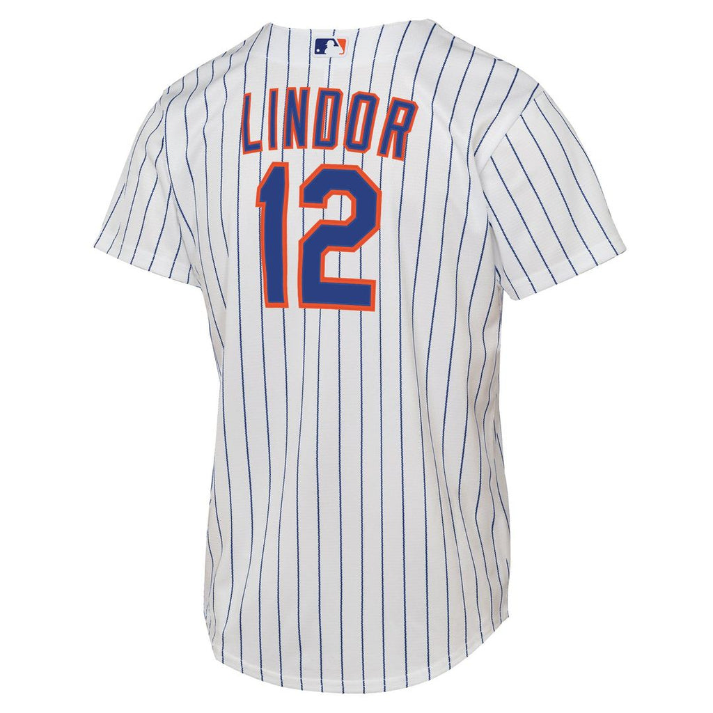 Francisco Lindor New York Mets Youth Home Replica Player Jersey - White