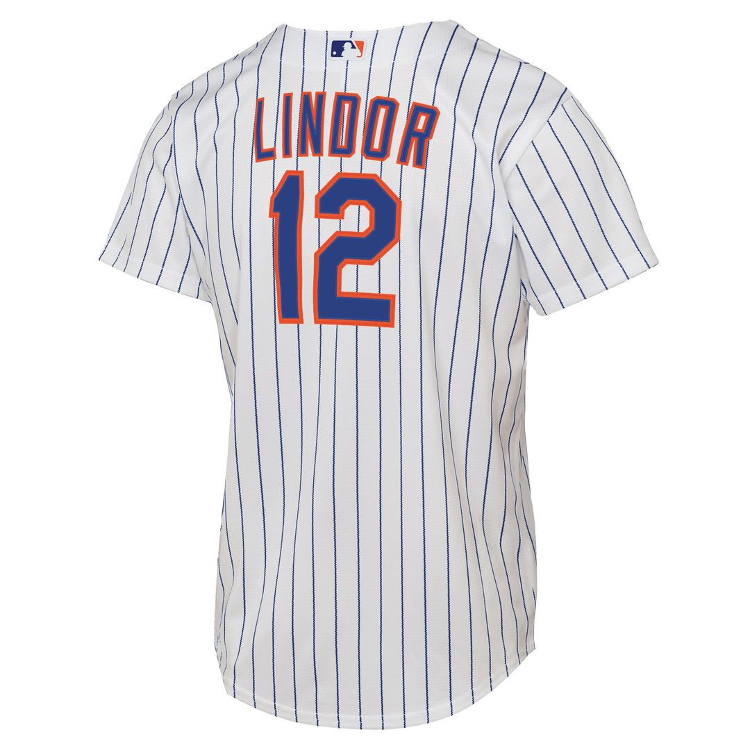 Francisco Lindor New York Mets Youth Home Replica Player Jersey - White