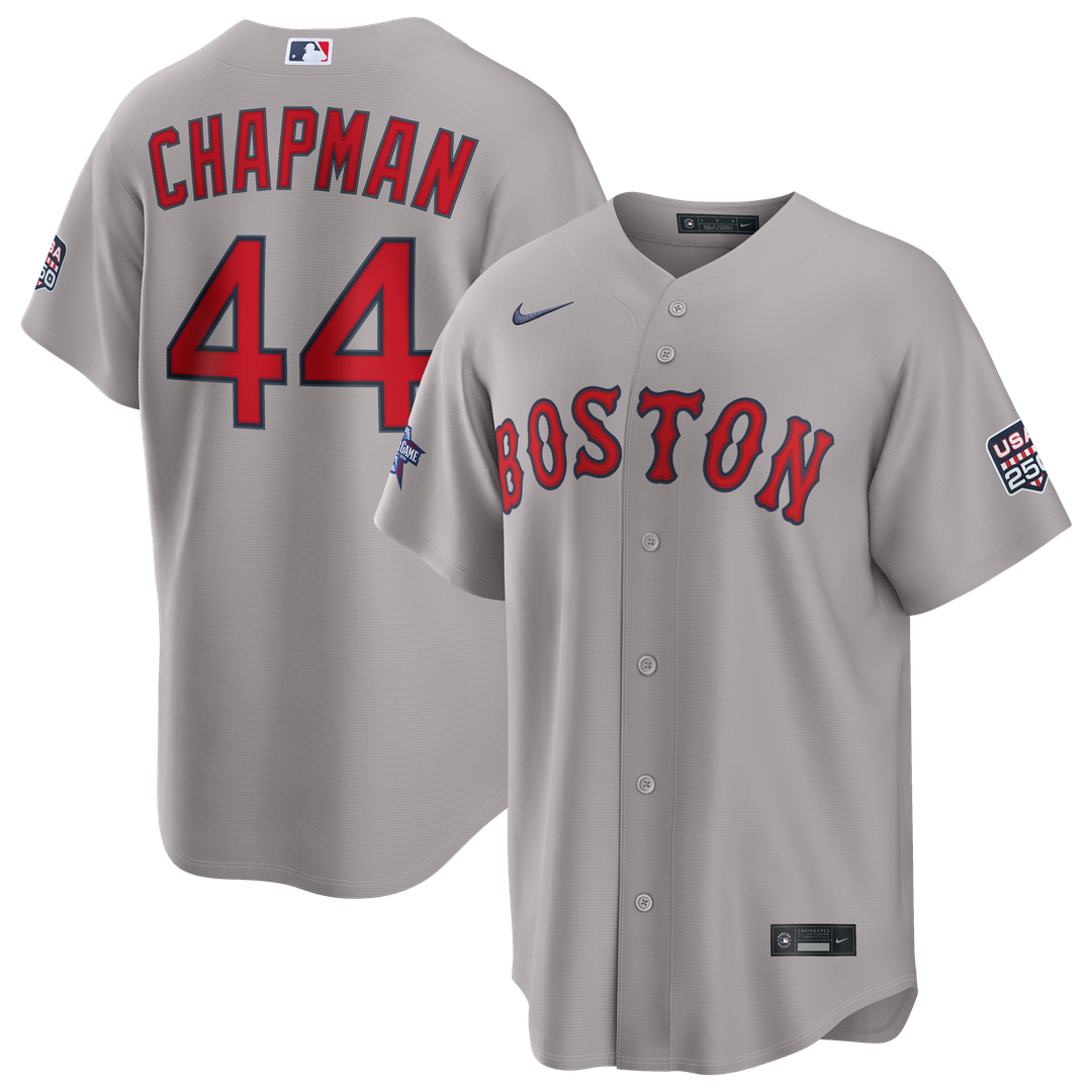 2026 All - Star Game Boston Red Sox Aroldis Chapman Gray Replica Jersey