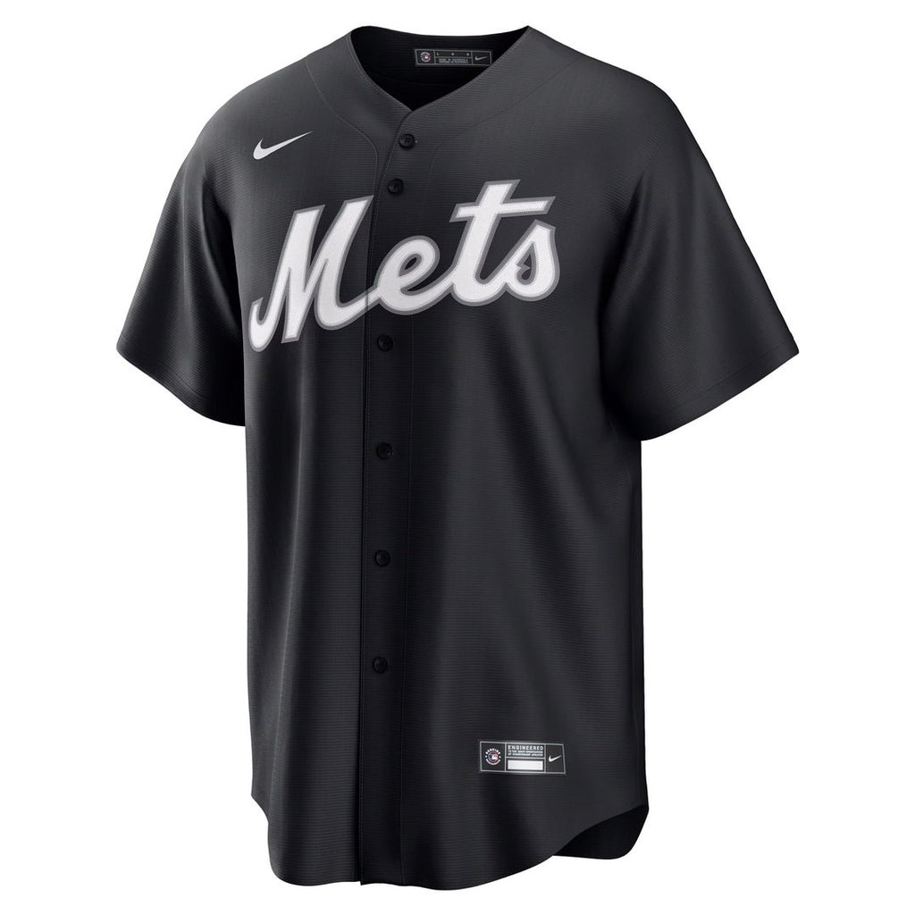 Francisco Lindor New York Mets Replica Player Jersey - Black