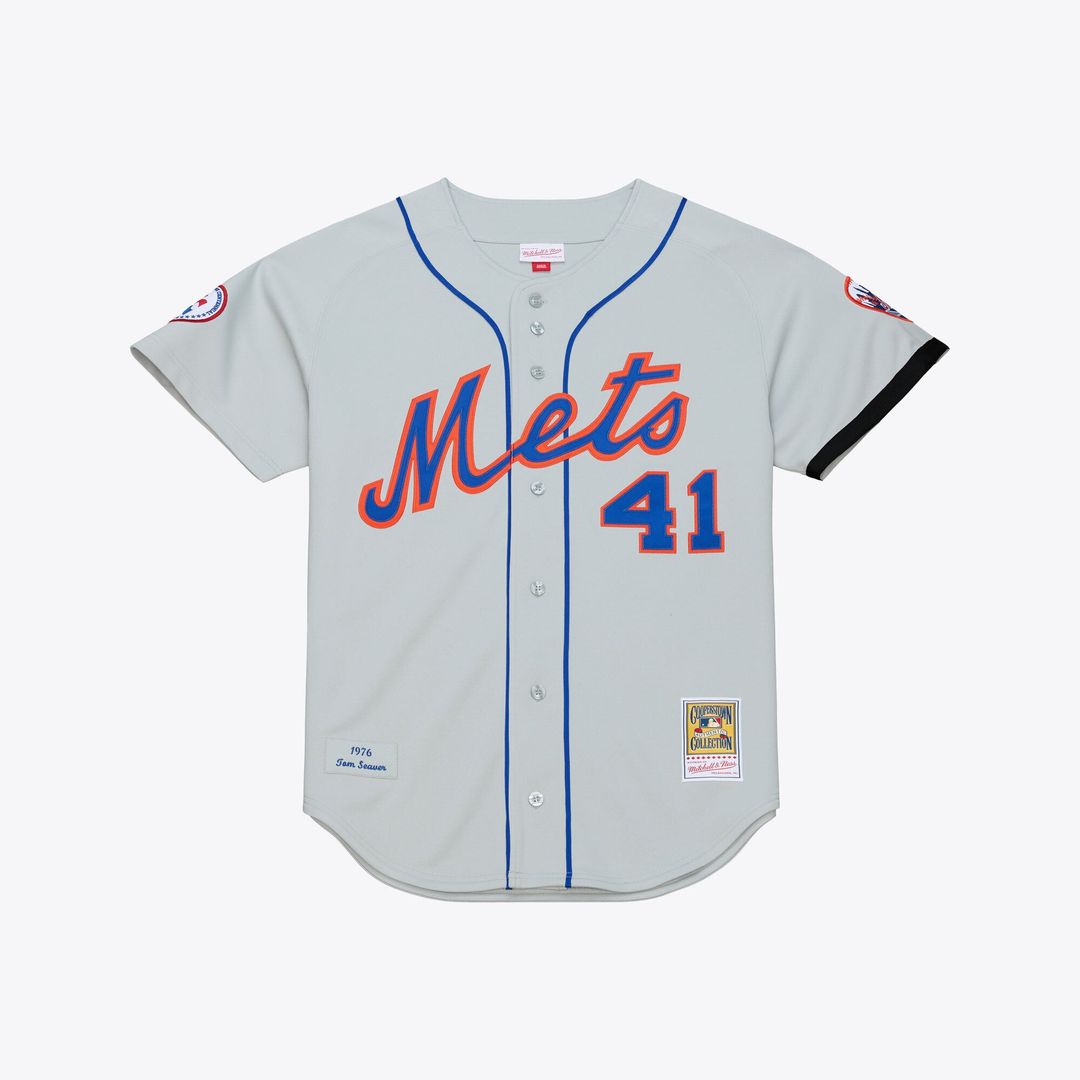 Tom Seaver New York Mets 1976 Authentic Jersey - Gray