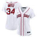David Ortiz Boston Red Sox Women's Home Replica Player Jersey - White