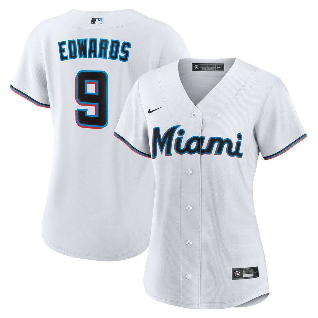 Xavier Edwards Miami Marlins Women's Home Replica Jersey - White
