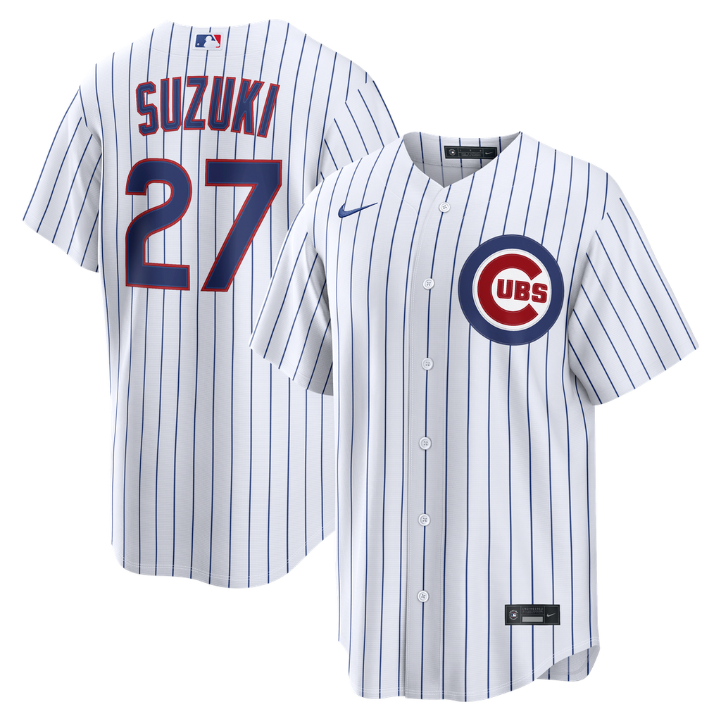 Seiya Suzuki Chicago Cubs Home Replica Jersey - White