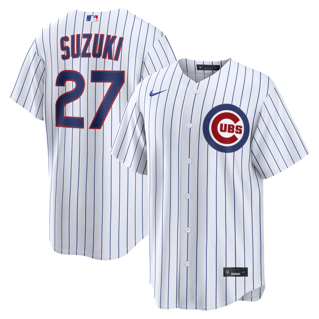 Seiya Suzuki Chicago Cubs Home Replica Jersey - White