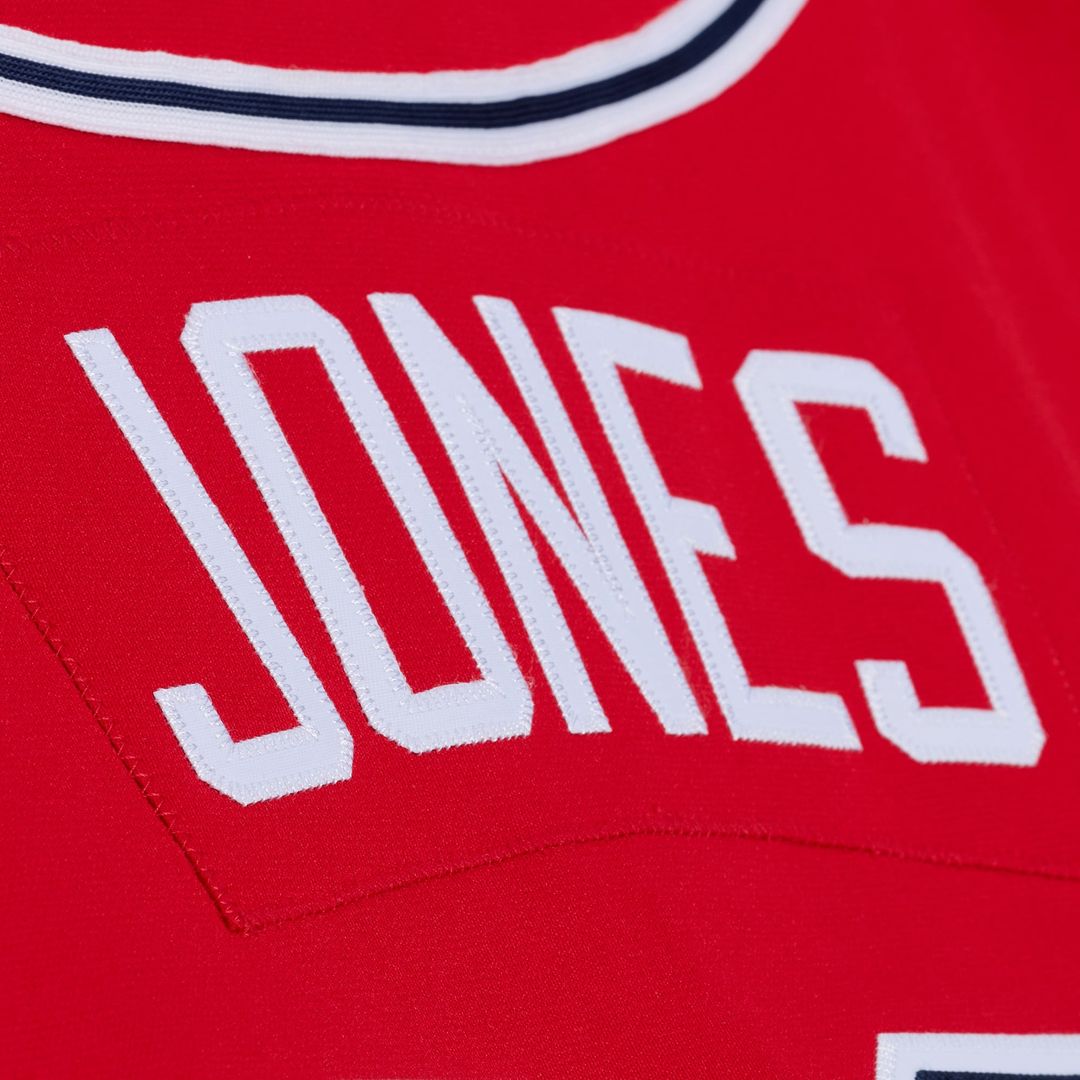 Chipper Jones Atlanta Braves 2006 Cooperstown Collection Authentic Jersey - Red