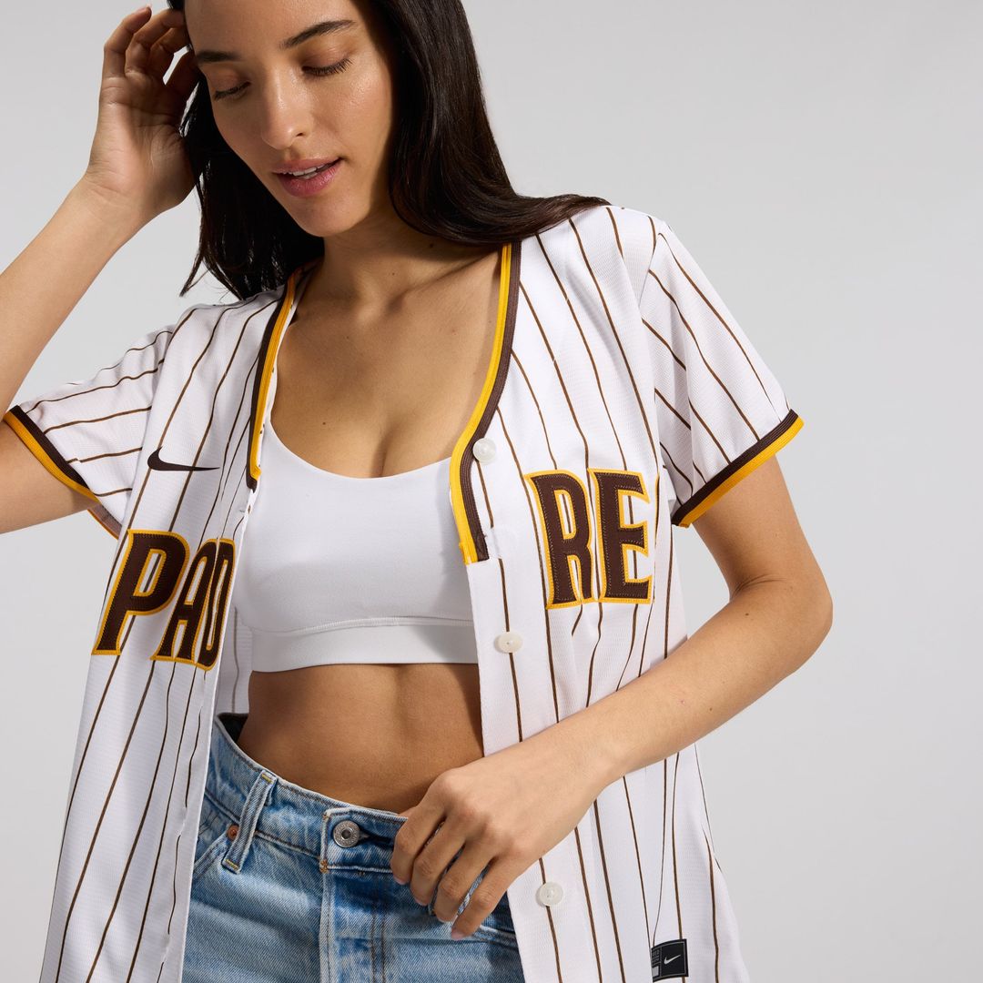 San Diego Padres Women's Home Replica Team Jersey - White