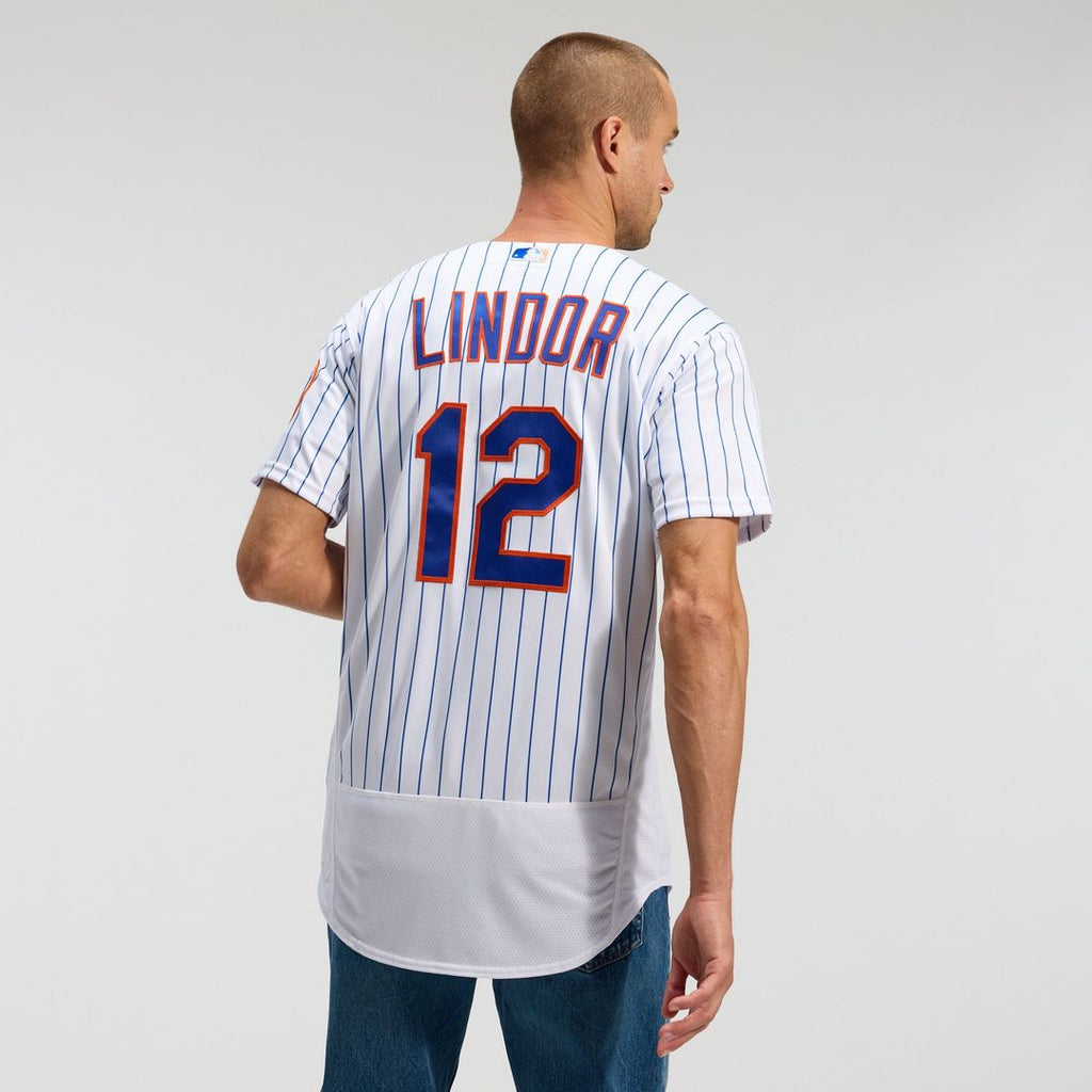Francisco Lindor New York Mets Home Authentic Player Jersey - White
