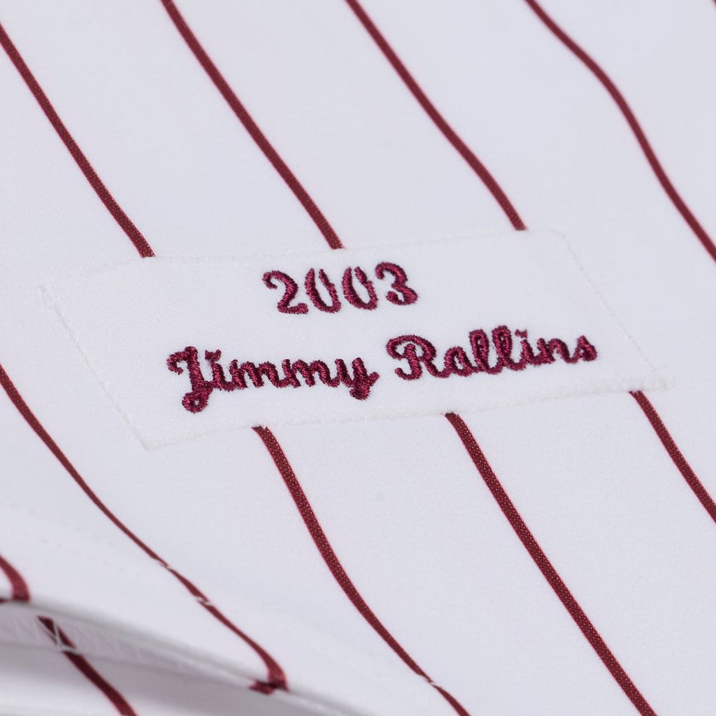 Jimmy Rollins Philadelphia Phillies 2003 Cooperstown Collection Authentic Jersey - White