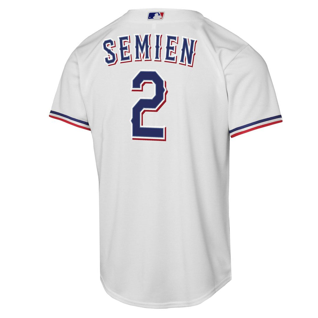 Marcus Semien Texas Rangers Youth Home Replica Player Jersey - White