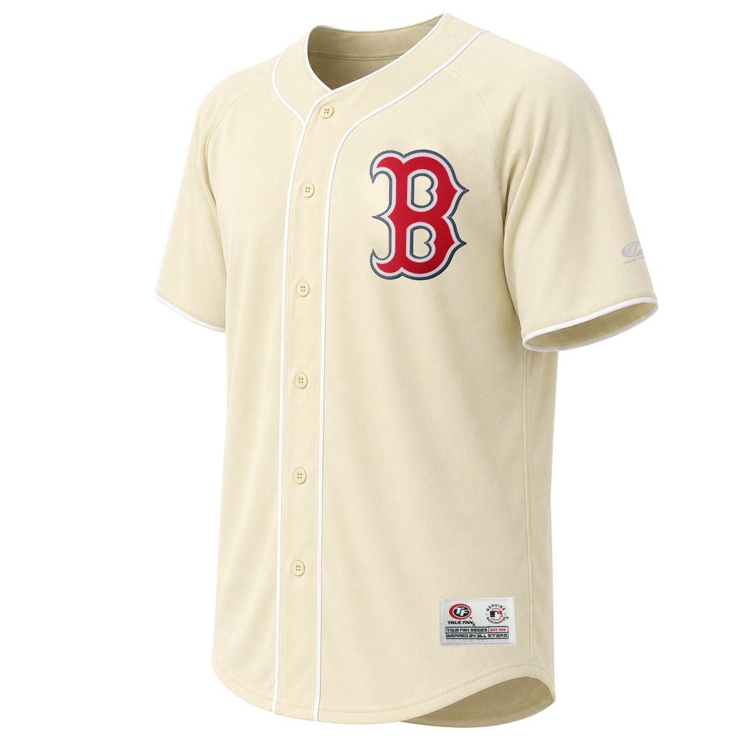Boston Red Sox Stitches Fashion Jersey - Cream