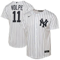 Anthony Volpe New York Yankees Youth Home Replica Jersey - White