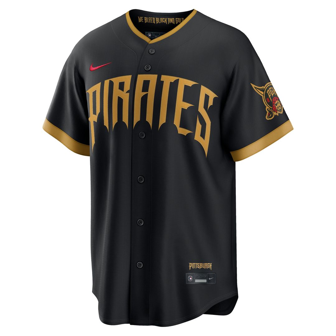 Pittsburgh Pirates 2026 City Connect Stadium Jersey - Black