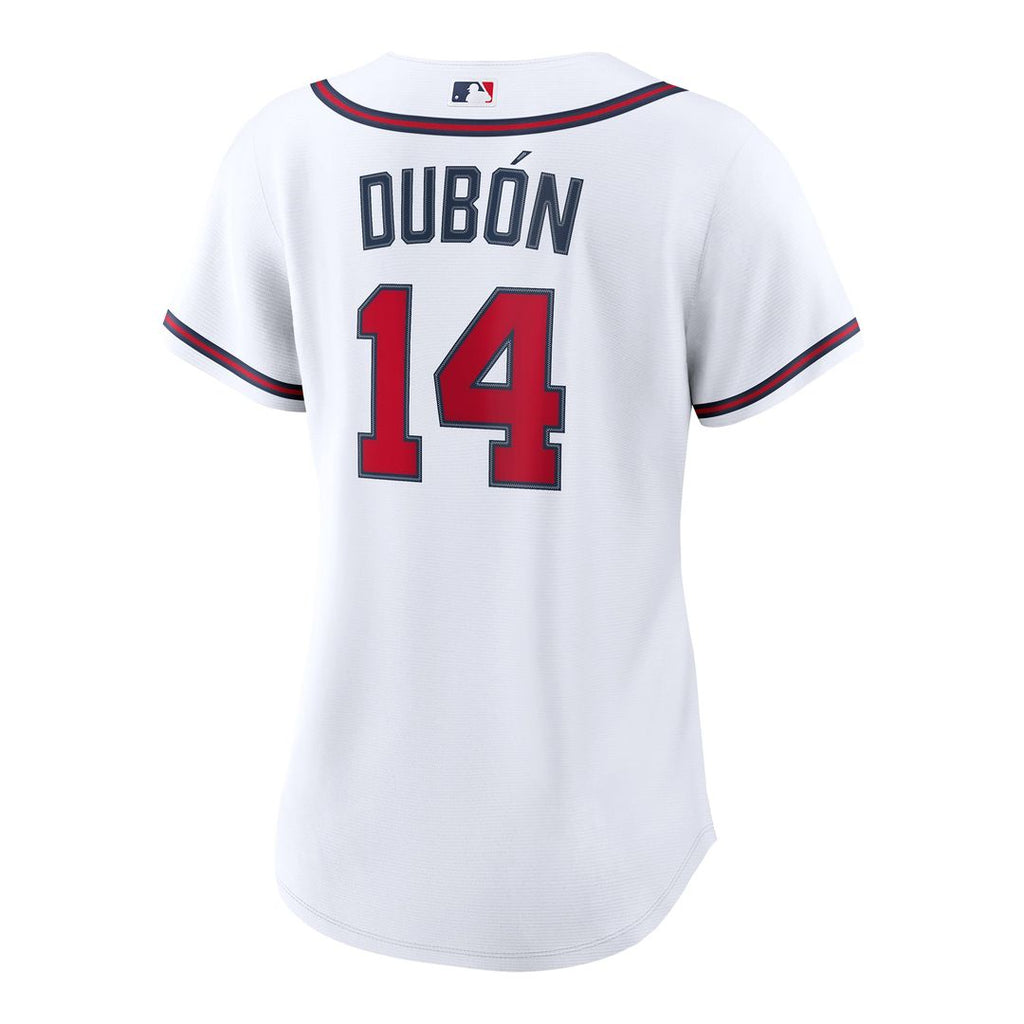 Mauricio Dubón Atlanta Braves Women's Home Replica Jersey - White
