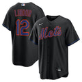 Francisco Lindor New York Mets Alternate Replica Jersey - Black