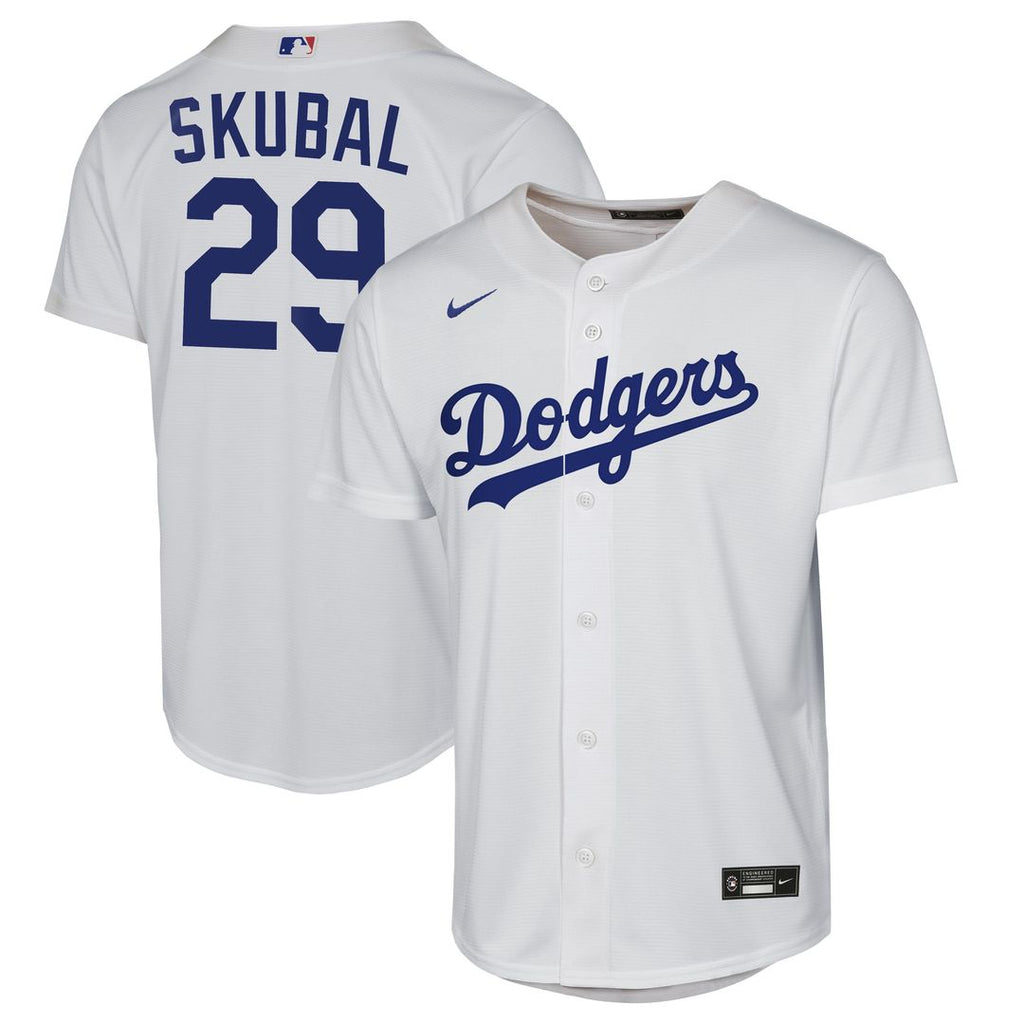 Tarik Skubal Los Angeles Dodgers Youth Home Replica Jersey - White