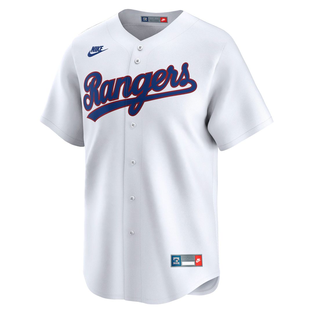 Texas Rangers Cooperstown Collection Limited Jersey - White