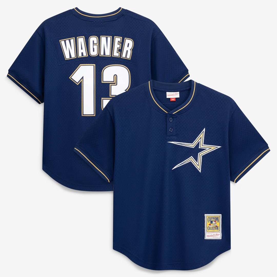 Billy Wagner Houston Astros Authentic Batting Practice Jersey - Navy