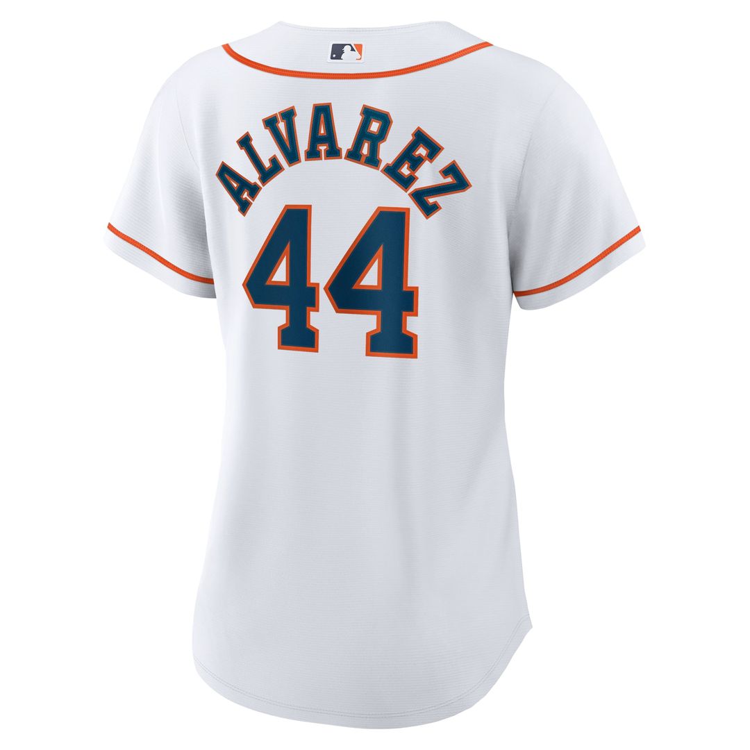 Yordan Alvarez Houston Astros Women's Home Replica Jersey - White