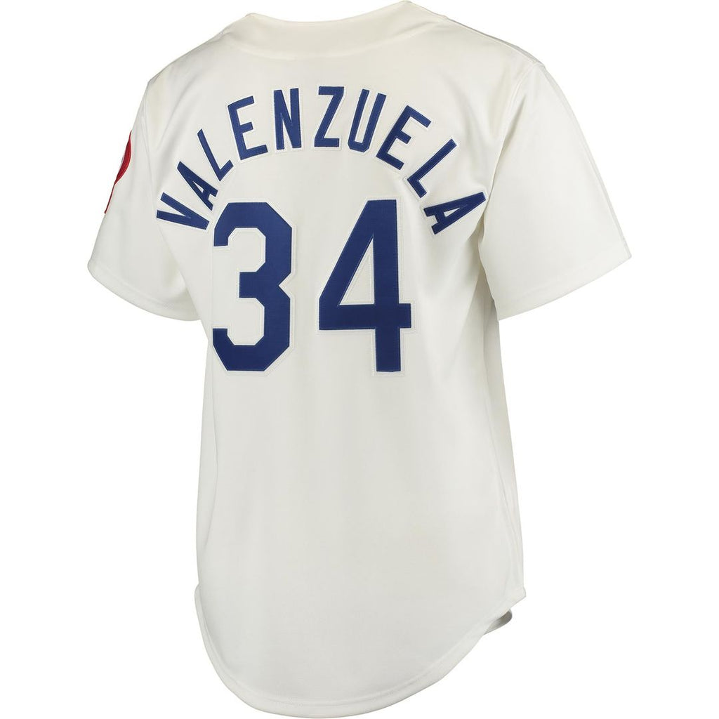 Fernando Valenzuela Los Angeles Dodgers Road 1981 Cooperstown Collection Authentic Jersey - Gray