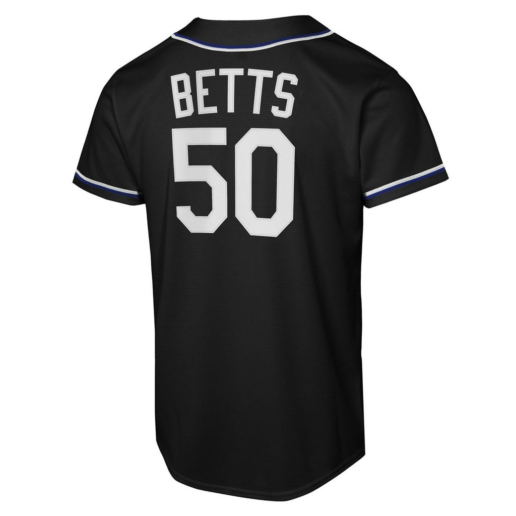 Mookie Betts Los Angeles Dodgers Youth Fashion Replica Player Jersey - Black