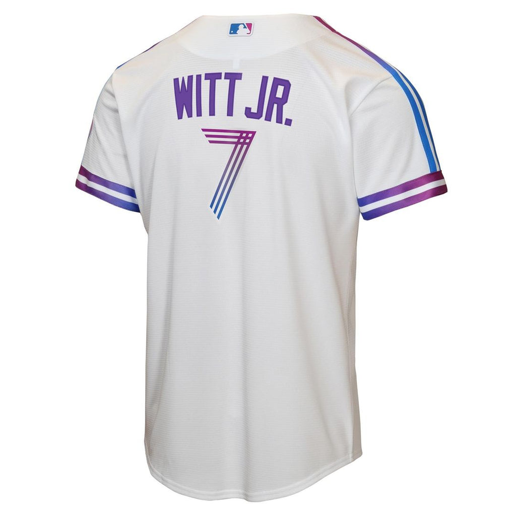 Bobby Witt Jr. Kansas City Royals Youth 2026 City Connect Stadium Jersey - White