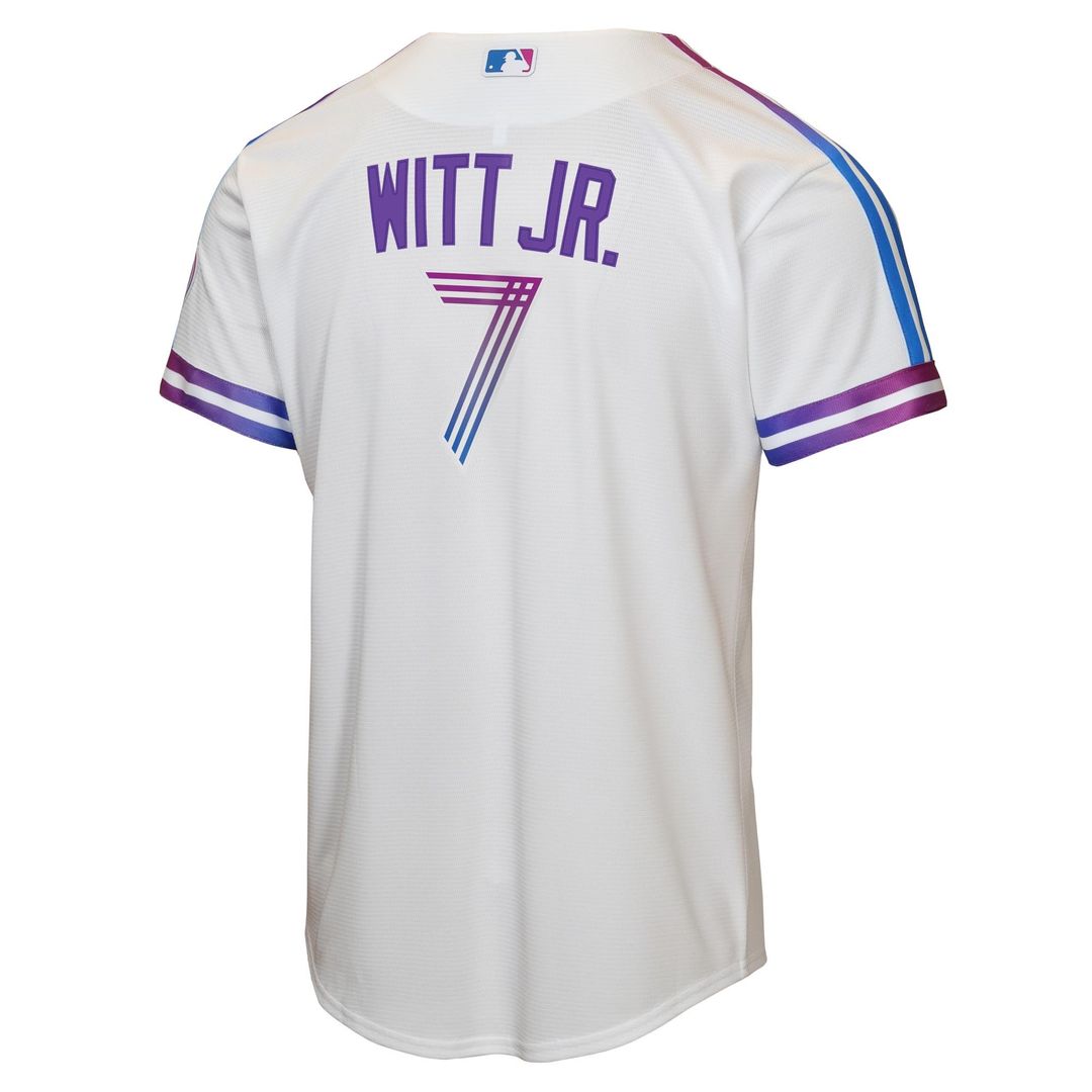 Bobby Witt Jr. Kansas City Royals Youth 2026 City Connect Stadium Jersey - White