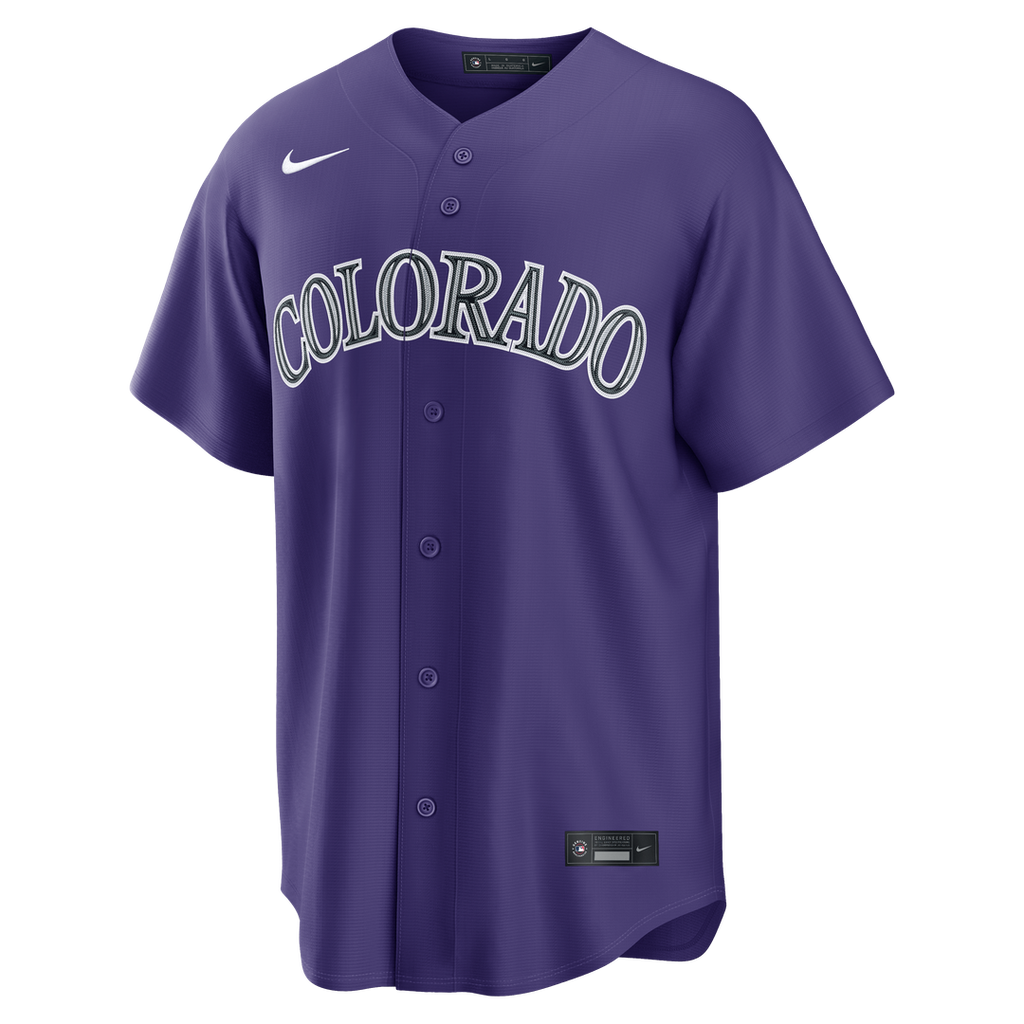 Colorado Rockies Alternate Replica Jersey - Purple