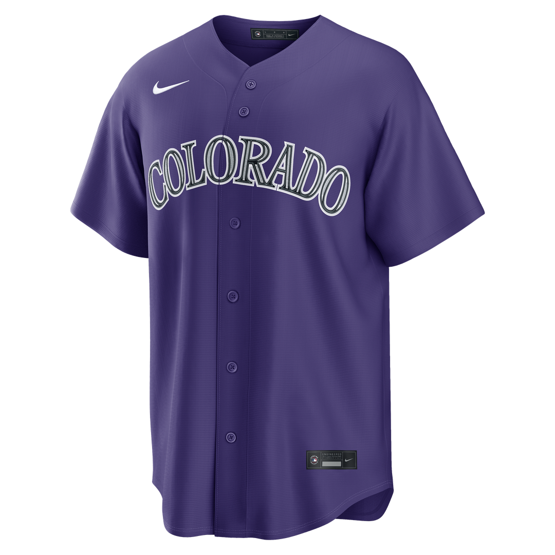 Colorado Rockies Alternate Replica Jersey - Purple