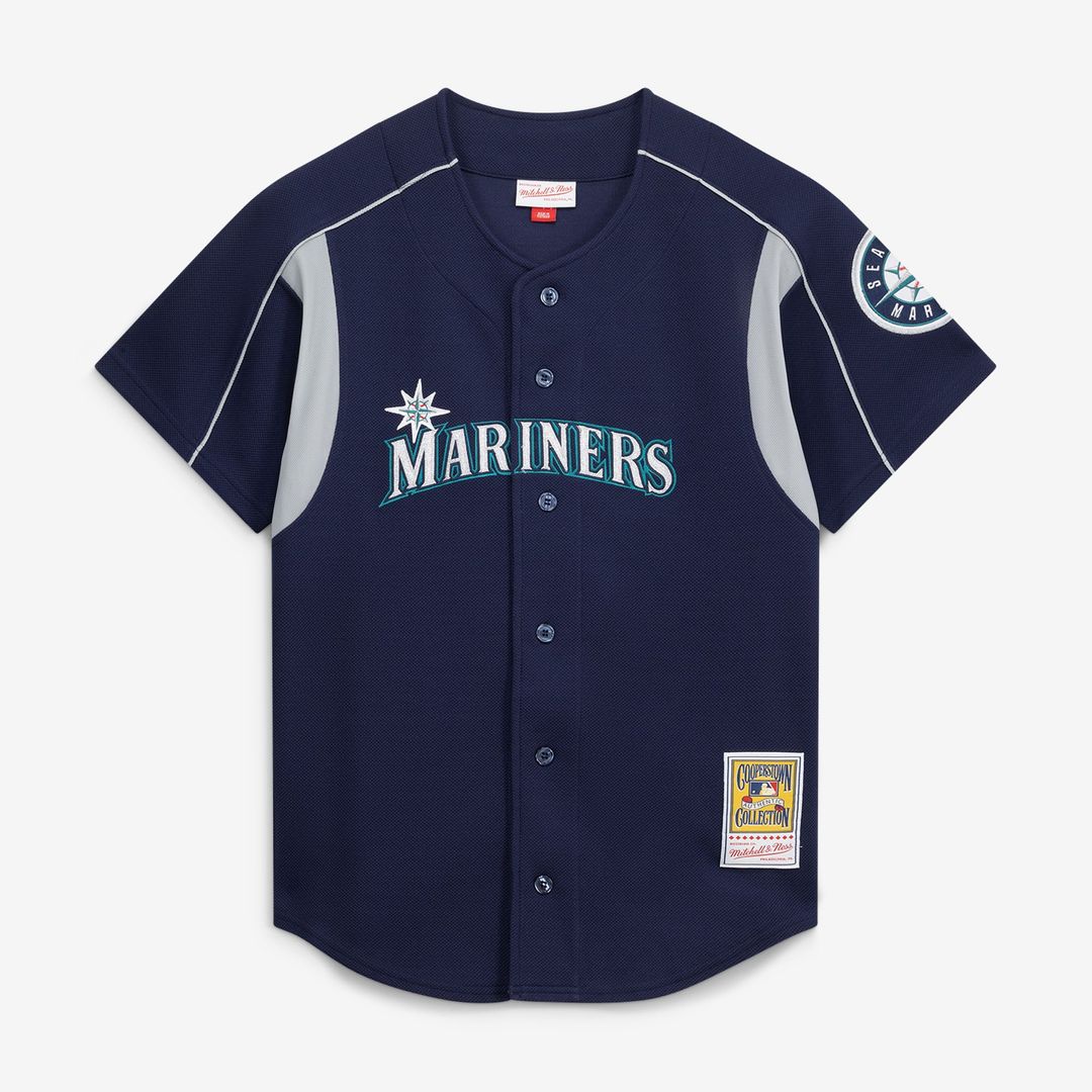 Felix Hernandez Seattle Mariners Cooperstown Collection Batting Practice Jersey - Navy