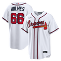 Grant Holmes Atlanta Braves Home Replica Jersey - White