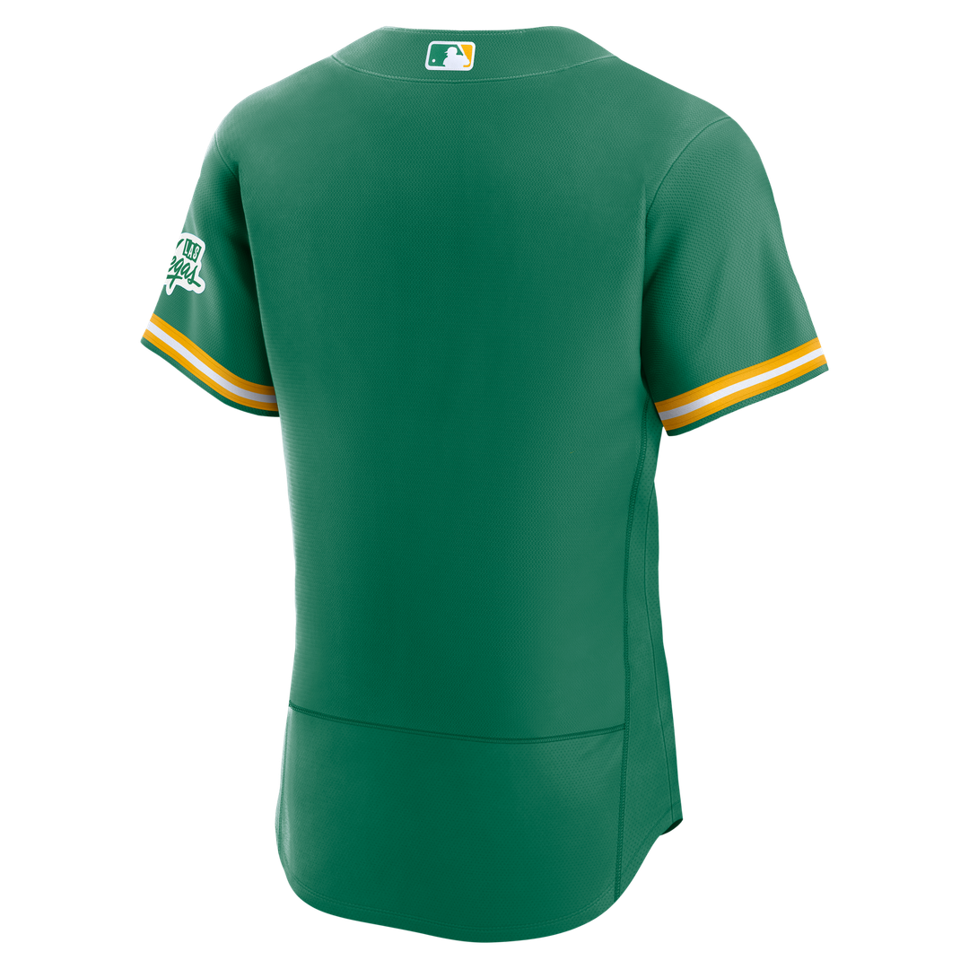 Athletics Alternate Sponsor Patch Authentic Jersey - Green